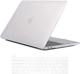 Se7enline MacBook Pro 13 Case 2023 2022 2021 2020 Hard Shell Frosted Transparent view 1