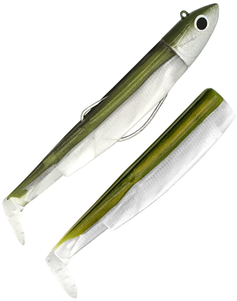 Fiiish Black Minnow 160mm Combo (Rigged and Ready) 60g Khaki Off Shore Head + Khaki Body