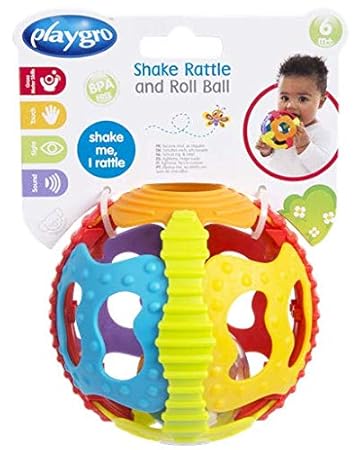 playgro shake rattle and roll ball