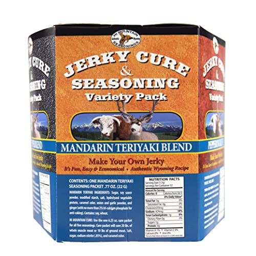 Hi Mountain Jerky Cure & Seasoning Kit VARIETY PACK 2 Mandarin