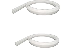 ZRNIDIYR RV Roof Vent Seal 110" RV Seal Replacement for Roof Vents Roof Vent Lid Replacement Gasket (1-ROLL white)