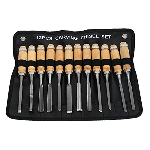 FenglinTech Carving Chisel Set, 12Pcs Carving Tool Kit for Worker Nerf Modification