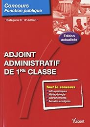 Adjoint administratif de 1ère classe