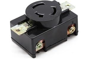 HanOaki Generator Socket For 2KW Generators Locking Design Suitable For RVs Trailers Welding Equipment (110 130 Characters)