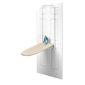 HOMZ Over-the-Door Steel Top Ironing Board