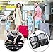 Travel Packing Cubes, VAGREEZ Lightweight Luggage Organizers Bags Set for Carry on Suitcase(Black)