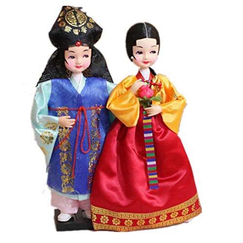 Korean Beauty Hanbok Doll Korean Traditional Bride Groom