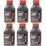 Husqvarna 2.6 oz HP Synthetic Blend 2-Cycle Engine Oil 6-Pack 593152601