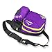 Outdoor Waist Bag, Sunhiker Sports Water Resistant Waist Pack with Water Bottle (Not Included) Holder, Running Belt Bag Pouch Fanny Pack for Hiking Running Cycling Camping Climbing Travel(Purple)