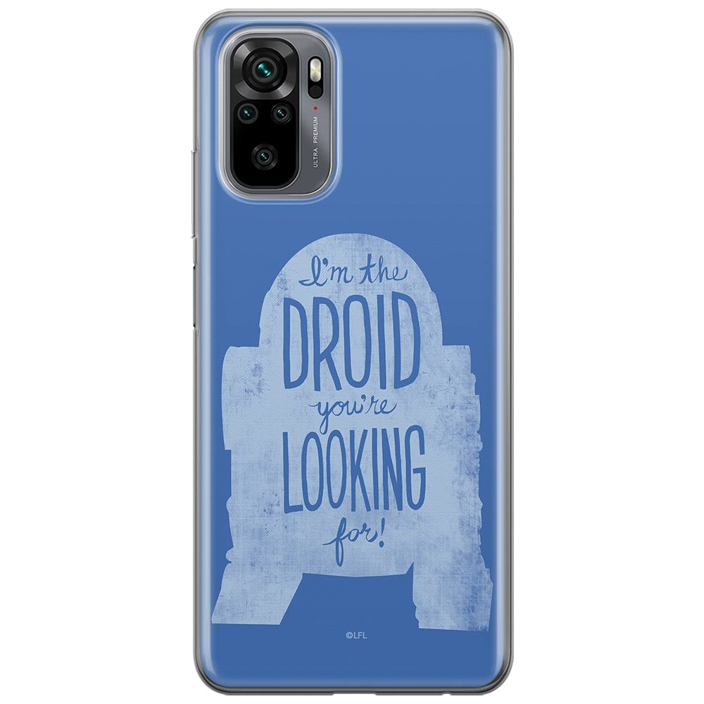 ERT GROUP mobile phone case for Xiaomi REDMI NOTE 10/ 10S original and officially Licensed Star Wars pattern R2D2 006 optimally adapted to the shape of the mobile phone, case made of TPU