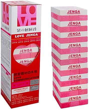 Board Games, Question To Answer and Level on Level Stacked Wood Games JENGA For Travel and Get-to-know