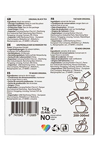 My Feelings Schwarztee - Pulverextrakt, 20 Sticks x 0,6 g – Bild 4