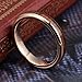 THREE KEYS JEWELRY 4mm 6mm 8mm Tungsten Wedding Ring Domed with Real Koa Wood Inlay Silver Band/Customized Ring