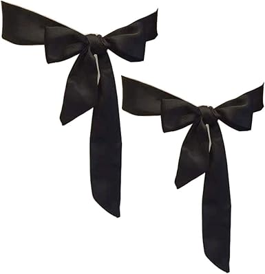 black satin ribbon belt