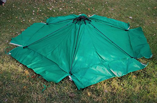 Frame It All 300001508 Hexagonal Collapsible Sandbox Cover, 7' x 8' x 13.5" - Thumbnail 3