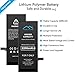 Battery for iPhone 7 2200mAh High Capacity Replacement iPhone 7 Battery, Professional Complete Tool with Two Adhesive Strips and User Manual 0 Cycle Upgrade (for iPhone 7 Only)