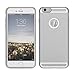 [1A Upgrade] OSSU iPhone 6 6S Qi Wireless Charging Receiver Phone Case Charger Back Cover with Flexible Lightning Connector (Silver)