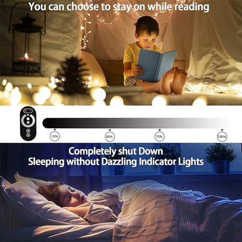 TERRIFI DC 12V-24V 18A PWM Dimmer Switch with Touch Remote Control - Dimmable LED Light Strip Dimmer, Adjustable Brightness Light Switch