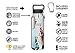Healthy Human Stainless Steel Water Bottle | Double Walled Vacuum Insulated Water Thermos for Adults | Eco-Friendly Travel Bottles with Leak Proof Lid (Art Deco, 40 oz / 1183 ML)