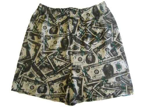 Brabo Inc. Men's Magic Boxer Shorts Dollars Design M (Waist 34-36") Pink - Thumbnail 2