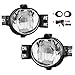 AUTOSAVER88 Glass Lens Fog Lights 9006 12V 51W Halogen Lamp Competible for 2002-2008 Dodge Ram 1500\2500 Pick Up Truck with Wiring Kit and Lamp Bracket