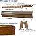 Baseboard Heat, Heater Covers WITH End Caps (Left and Right) | Hot Water Heating Cover Enclosure Kit, Direct Replacement for Slant Fin - Rust Proof/Energy Efficient - Dark Walnut (6 Feet)