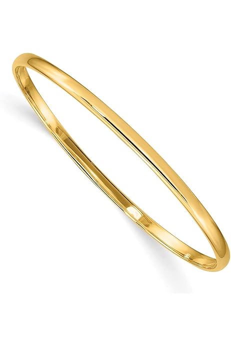Amazon.com: Diamond2Deal 14k White Gold 1.5mm Twist Slip-on