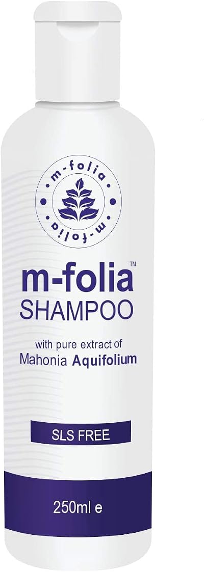 M-Folia Psoriasis Shampoo 250ml Scalp Rejuvenate Soothe Clear Mahonia