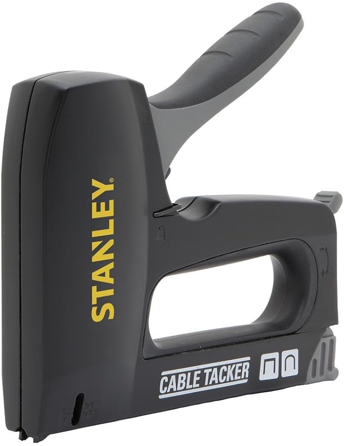 Stanley CT10C CT10X Heavy Duty Staple Gun/Cable Tacker, Black Amazon