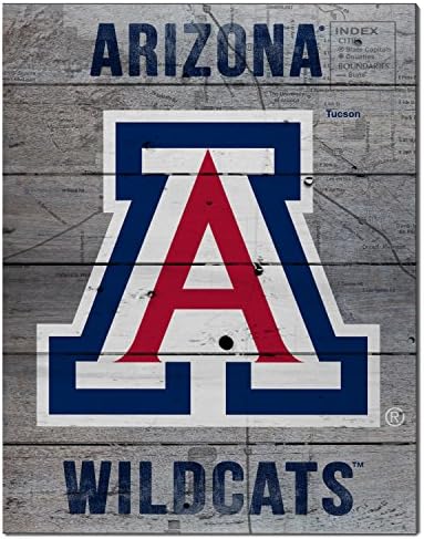 KH Sports Fan 16"x20"Arizona Wildcats Road to Victory Collage Pallet Pride Plaque