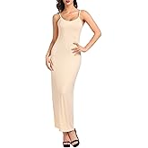 Kate Kasin Women Adjustable Spaghetti Strap Long Cami Full Slip Underdress