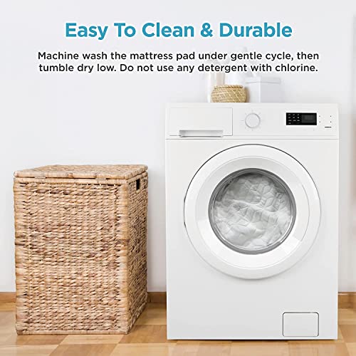 Bedsure Waterproof Mattress Protector Queen Size Viscose from Bamboo