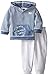 Calvin Klein Baby Boys' Blue Stripes Hoody with Pants