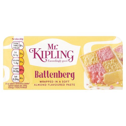 Mr Kipling Whole Battenburg Cake Buy Online in UAE. Kitchen