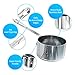 Premium Grade Nesting Stainless Steel Measuring Cups, Set of 4. Engraved US Measurements for Liquid and Dry Ingredients. Sturdy Stackable and Heavy Duty Metal Set. Perfect Housewarming Gift.