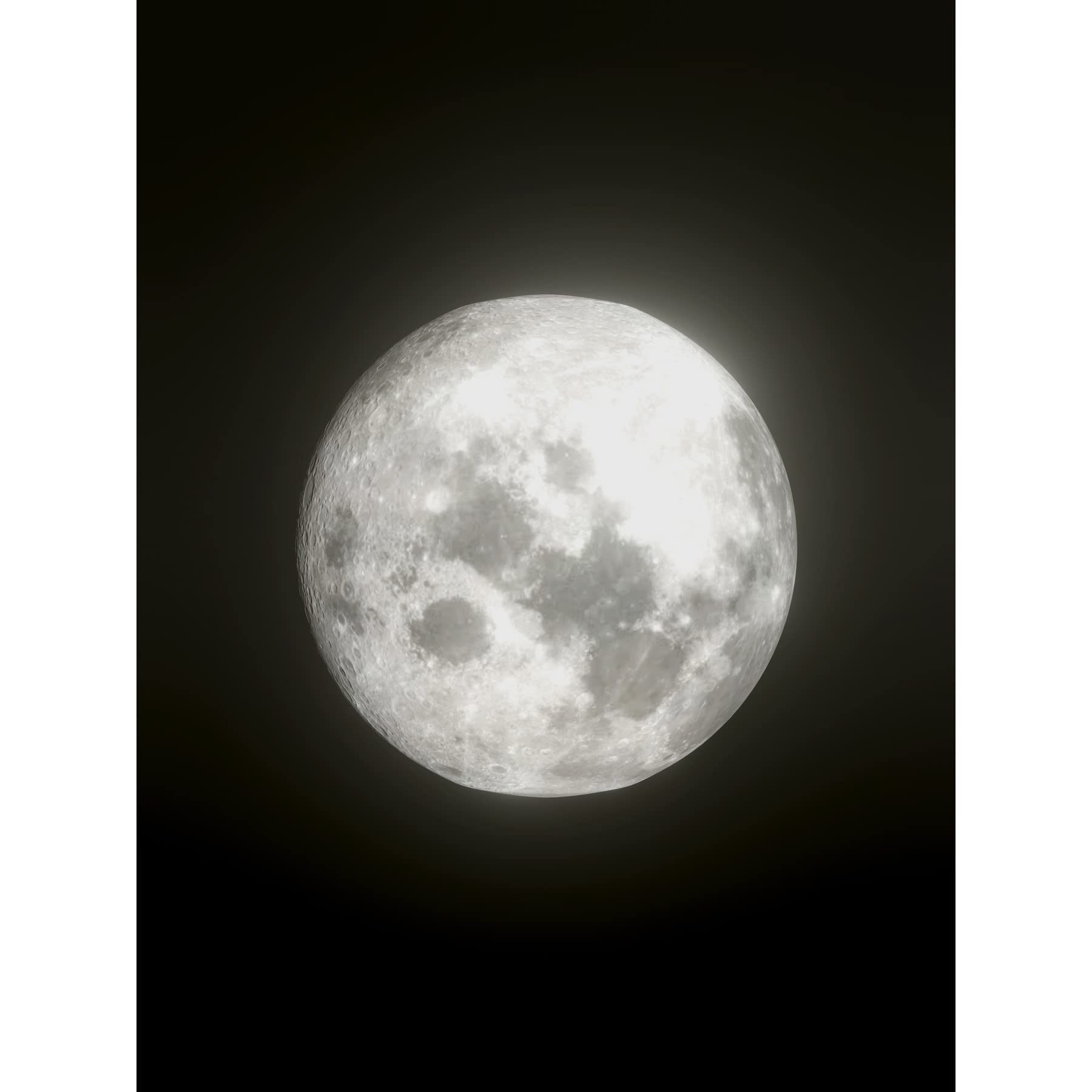 Artery8 Lunar Phases Full Moon Space Astronomy Large Wall Art Poster Print Thick Paper 18X24 Inch