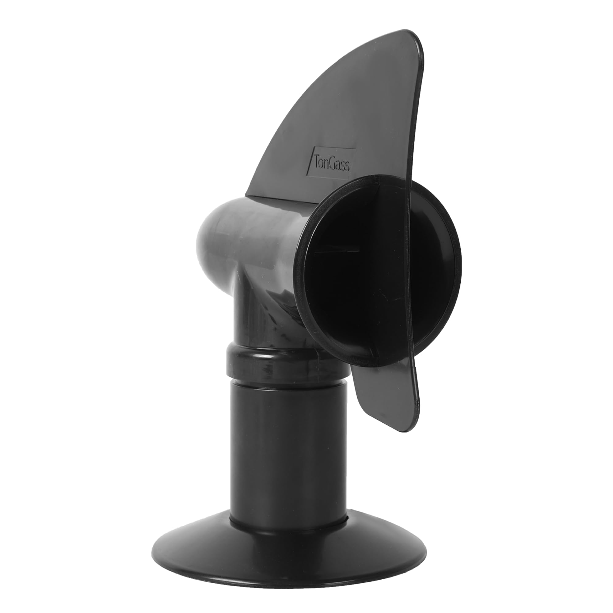 Photo 1 of TonGass (1-Pack, Black RV Rotating Sewer Plumbing Vent Cover for RV Rotating Holding Tank Vent Wind-Powered Cover Draws Holding Tank Odors Out - Rotates 360 Degrees - Includes Mounting Hardware
