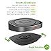 Wireless Charger 5W/7.5W/15W, OMARS Fast Charging Pad with Non-Slip Rubber, Adjustable Base for iPhone X/iPhone 8/iPhone 8 Plus, Samsung S8, LG V30/V30+ and other Qi-Enabled Devices