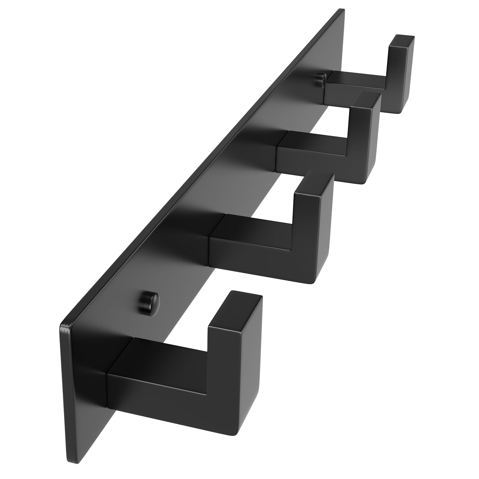 Photo 1 of **DIRTY**
PMMASTO Coat Rack Wall Mount, Coat Hooks Wall Hooks for Hanging, Stainless Steel Coat Hanger Towel Hooks for Bathrooms, Coat Rack Hat Rack (Black 4 Hooks, 1 Pack)