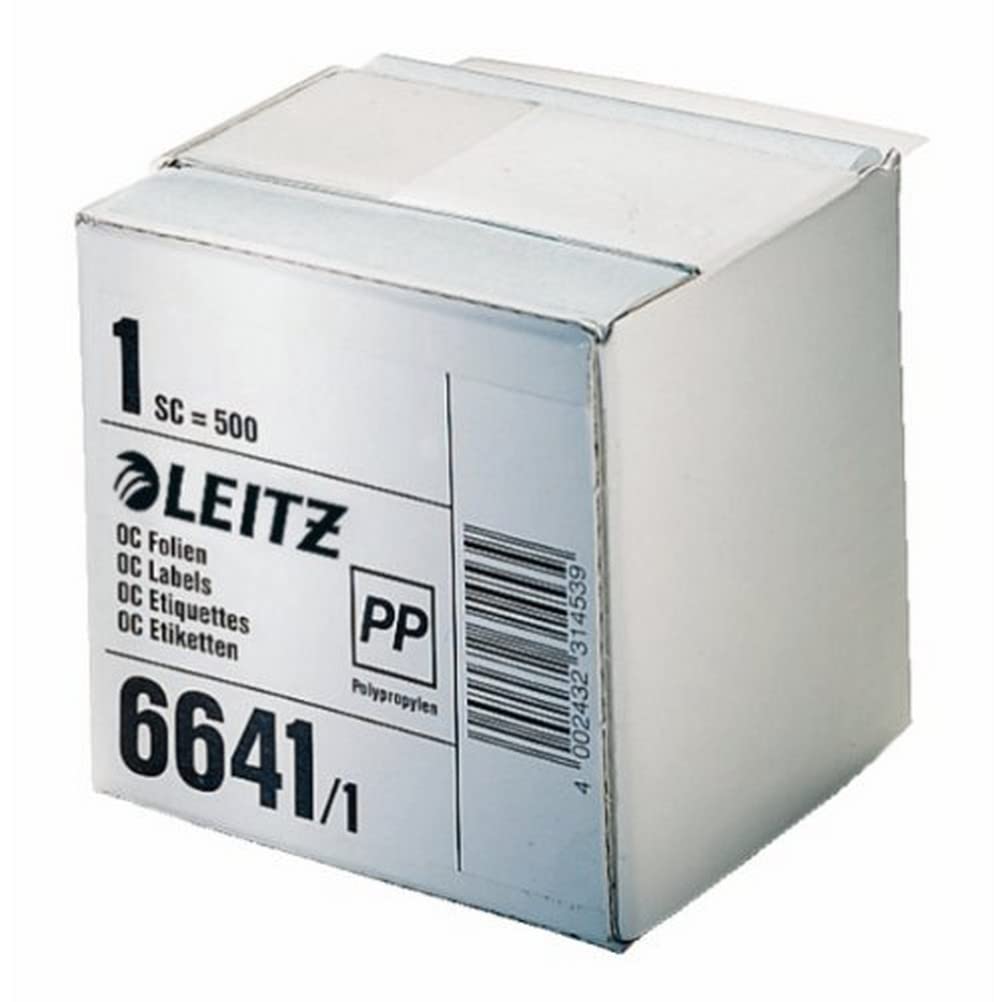 Leitz 66411000 Schutzfolienschild on A Roll/Self Adhesive 500 Pieces Transparent