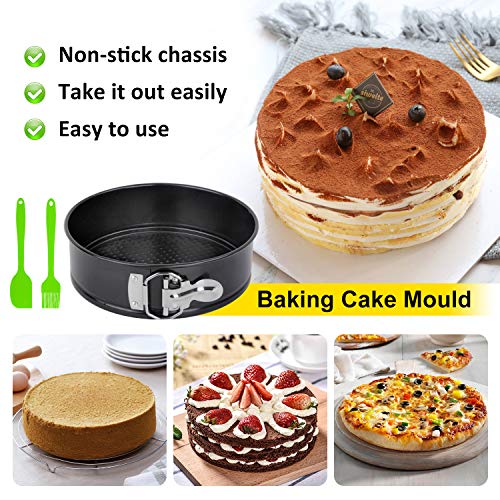 PentaQ 22 Pieces Instant Pot Accessories for 5/6/8 Quart, Pressure Cooker Accessories Set Green - 2 Steamer Baskets, Egg Bites Mold, 7 Inch Springform Pan, Egg Rack, Magnetic Cheat Sheets