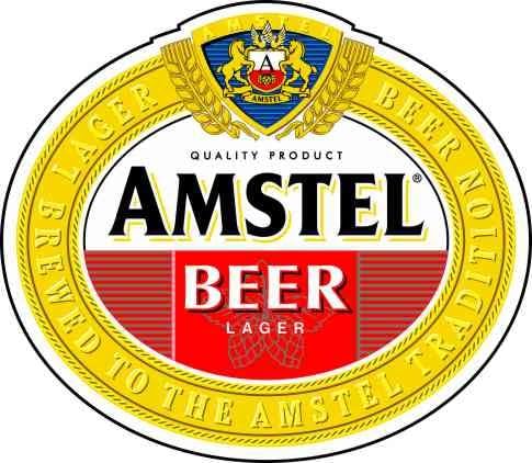 12" Amstel Beer Company Decal Sticker