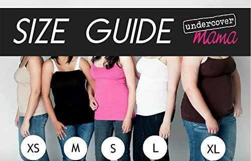 Undercover Mama Nursing Tank Top - Perfect Breastfeeding or Pregnancy Undershirt