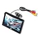 5'' Inch TFT LCD Car Color Rear View Monitor Screen for Parking Rear View Backup Camera with 2 Optional Bracket(Suckers Mount and Normal Adhesive Stand) primary