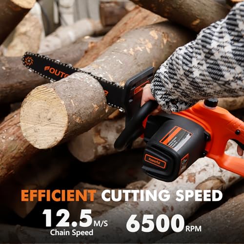 Electric Chainsaw 16 Inch Corded Chainsaw Chain Saws Tree Cutting photo 10