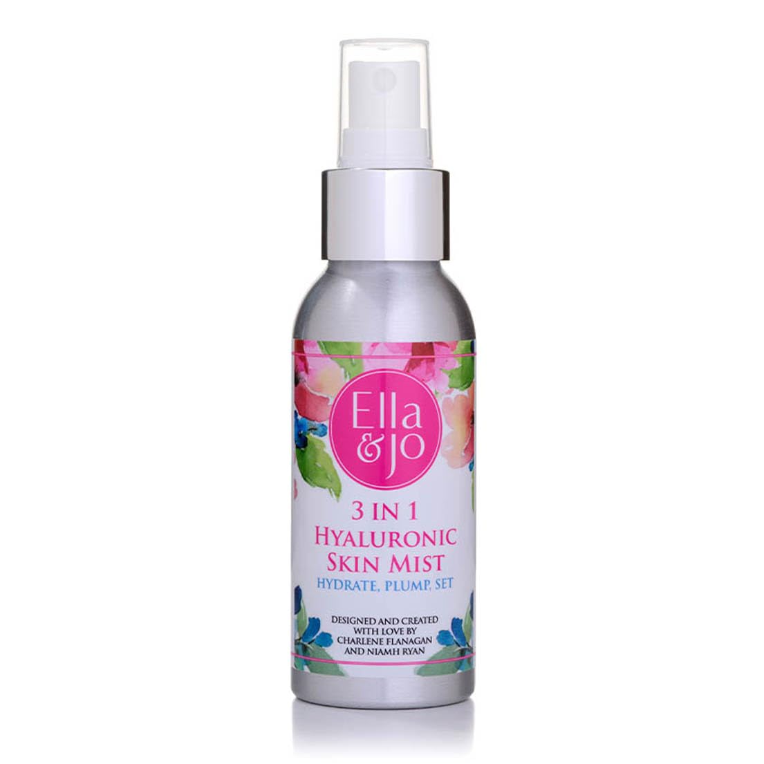 Ella & Jo Hyaluronic Face Mist - Instant Hydration & Plumping - Smooths Fine Lines, Relieves Tightness, Revives Makeup - Moisturising Facial Mist Spray for All Skin Types - Vegan-Friendly