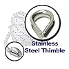 Norestar-Braided-Nylon-Anchor-RopeLine-with-Thimble-Boat-Rode