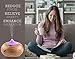 MIIRROR 300ml Essential Oil Diffuser for Aromatherapy & Ultrasonic Cool Mist Air Humidifier - Filter Free: Best Personal Aroma Diffuser for Office, Home, Bedroom, Kids & Baby Room and Yoga Spa- Wood