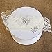 Ivory Lace Ribbon Floral Trim, 10 Yards, 2-inch