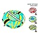 Big Sky HyperWave 2.0 Towable Tube for 1-2 People - Roomy, Durable Boating Tubes for Lake, Beach, River, Snow - Watersports Towables - Quick Inflation and Deflation - Two Person Boat Toys and Floats